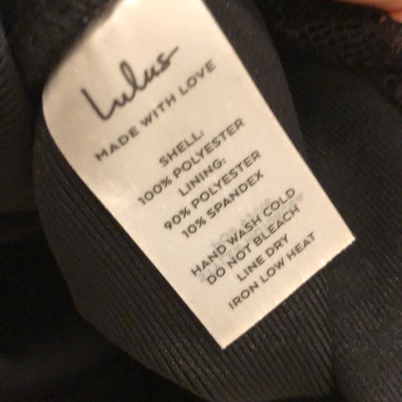 Lulu’s No Introduction Needed Black Lace Bodycon Midi Dress 🖤🔥 - Picture 11 of 12